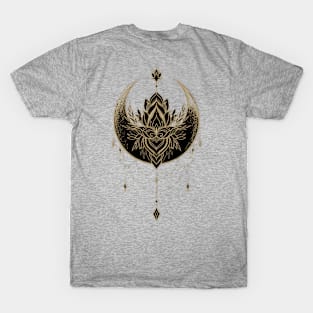 Stunning gold black moon T-Shirt